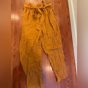 a new day Mustard Yellow Trousers